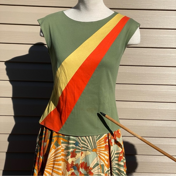 Amazing 1970s vintage ensemble ( skirt and top) - Picture 12 of 13